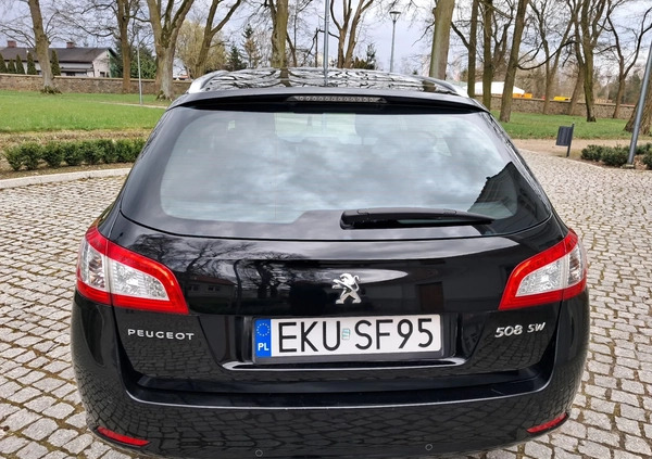 Peugeot 508 cena 24700 przebieg: 294500, rok produkcji 2013 z Kutno małe 191